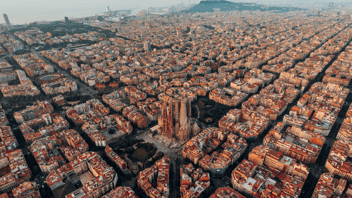 barcelona aerial shot hero image